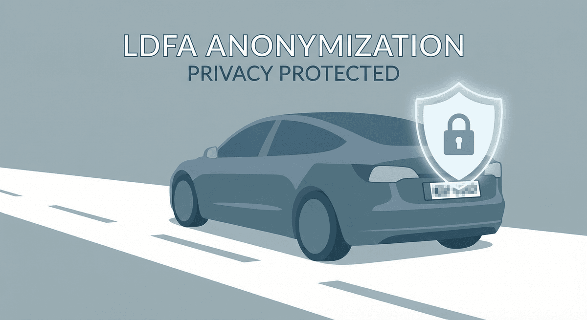 LDFA license plate detection and anonymization for autonomous driving